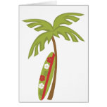 Hibiscus Surfboard Greeting Card