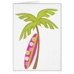Hibiscus Surfboard Greeting Cards