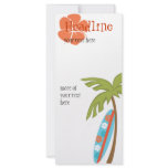 Hibiscus Surfboard rack cards