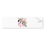 Hibiscus-Turtle-Family bumper stickers