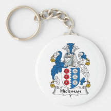 Hickman Family Crest Key Chains