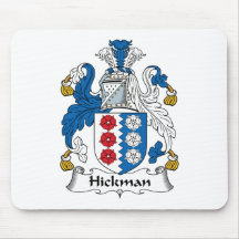 Hickman Family Crest Mouse Mats