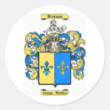 Hickman Round Sticker