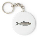 Hickory Shad Watercolor Key Chain