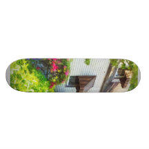 Hidden Garden Custom Skate Board