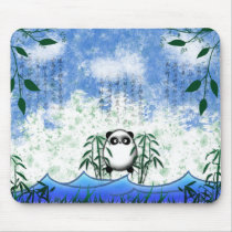 Hidden panda mouse mat