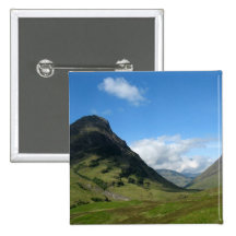 Hidden Valley Glencoe Scotland Pinback Buttons