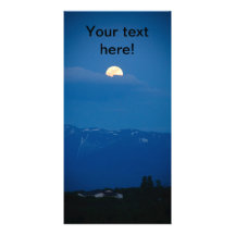 Hide and seek moon customized photo card