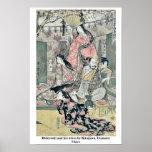 Hideyoshi and his wives by Kitagawa, Utamaro Ukiyo Poster