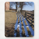 "Hiding from Spring" - Country Setting Mousepad