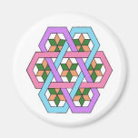 Hiding Stars Rangoli Magnet