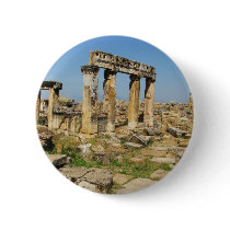 Hierapolis became a healing centre in Roman times Pinback Button