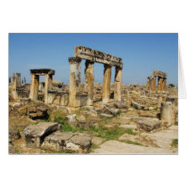 Hierapolis became a healing centre in Roman times Greeting Cards