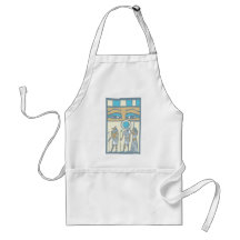 Hieroglyph Eyes Apron
