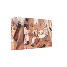 Hieronymus Bosch - Intemperance Canvas Prints