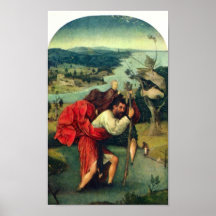 Hieronymus Bosch-St. Christopher Print