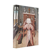 Hieronymus Bosch - Vanity Stretched Canvas Print