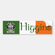 Higgins Coat of Arms Bumper Sticker