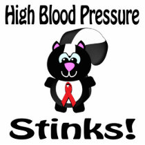 High Blood Pressure Stinks Skunk Awareness Design Acrylic Cut Outs