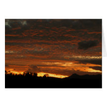 High Desert Sunset - Notecard