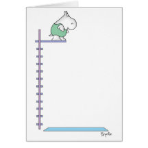 HIGH DIVE by Boynton Greeting Card