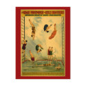 High Dive / Diving Circus Poster postcards