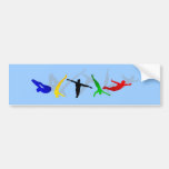 High Divers High Diving Springboard Platform sport Bumper Sticker