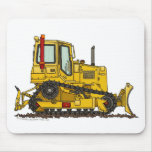 High Drive Bulldozer Dirt Mover Construction Mouse mousepads