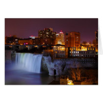 High Falls in Downtown Rochester New York Card