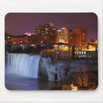 High Falls in Downtown Rochester New York Mousepad