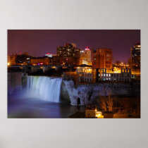 High Falls in Downtown Rochester New York Print