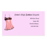 High Fashion Lingerie business cards