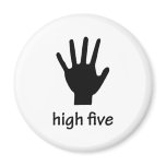 high five hand magnets