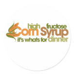 High Fructose Corn Syrup stickers