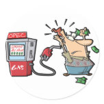 High Gas Prices Cartoon Characters stickers
