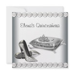 High Heel Shoes Princess Tiara White Quinceanera