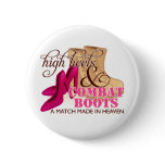 High Heels and Combat Boots (Desert) buttons