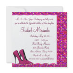 High Heels Girls 15th Party Quinceanera invitations