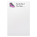 High Heels Personalised Name Stationery