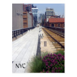high line rails nyc postcards