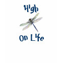 High On Life Dragonfly Digital Art T-Shirt