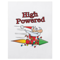 high powered rocket santa toon flyer