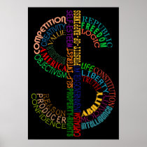 High Res Dollar Sign Poster