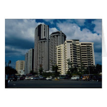 High-rise, Manila, Philippines Greeting Cards