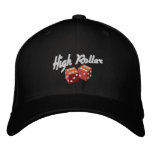 High Roller embroidered hats