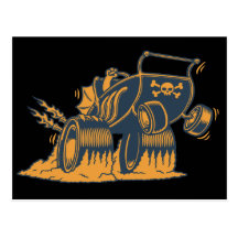 High Roller Stroller Postcard