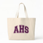 HIGH SCHOOL - AHS PURPLE CANVAS BAGS