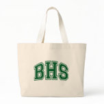 HIGH SCHOOL - BHS GREEN TOTE BAGS