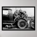 High School Girl Auto Mechanics 1927 posters