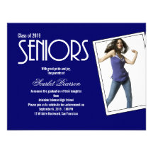 High School Seniors Graduation Party Invitation